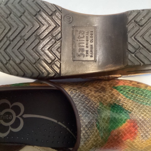 SANITA Danish Clogs Size 40 US 9-9.5 NURSE, WAITRESS Shoes 👞 - Picture 5 of 10